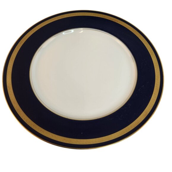 Rosenthal Classic Blue & Gold Porcelain Dinner Plate 11" Germany Elegant Gilded - Picture 7 of 7